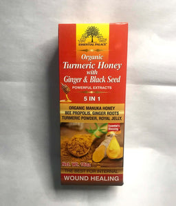 Organic Tumeric Honey with Ginger & Black Seed Extract