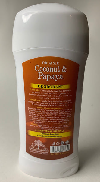 Organic Coconut Papaya Deodorant
