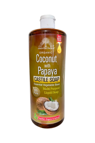 ORGANIC Coconut With Papaya CASTLE Soap Liquid.