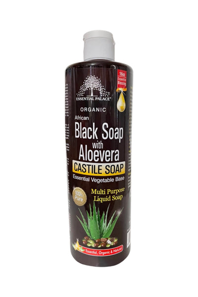 ORGANIC Black Soap With Honey  Castile Liquid Soap