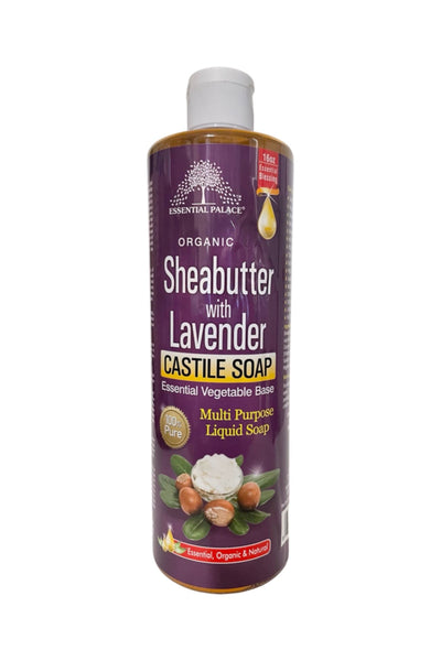 ORGANIC Shea-butter With Lavender  CASTLE Soap Liquid.